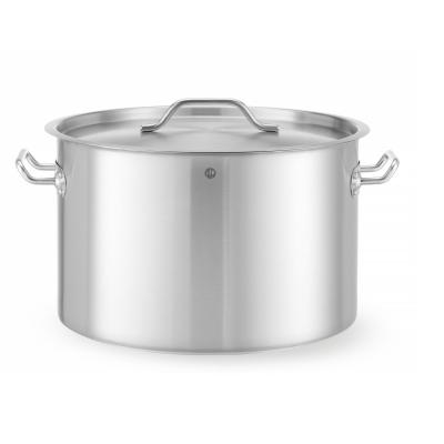 Střední hrnec s poklicí, HENDI, Budget Line, 32L, ⌀400x(H)260mm | 832851